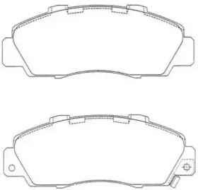 Комплект тормозных колодок, дисковый тормоз AISIN купить